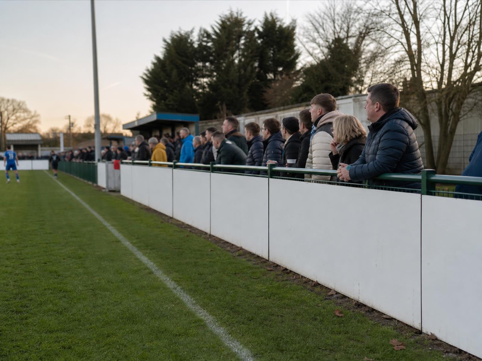 Sideline advertising boards at the Rosedale Soccer Club ground